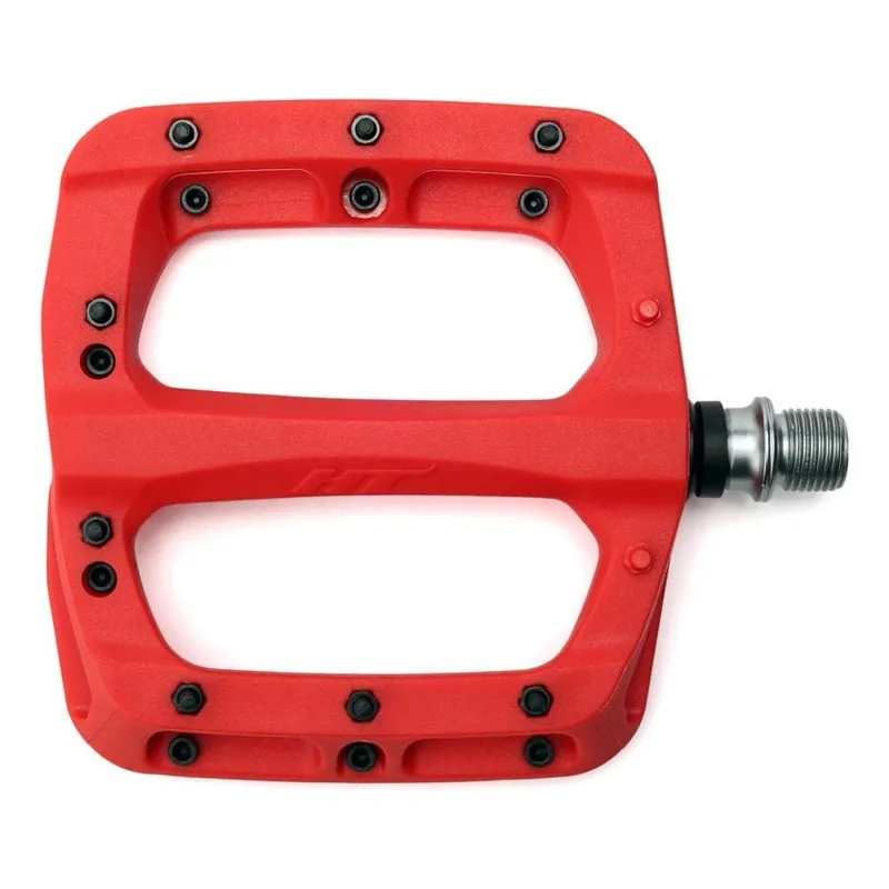 HT Components PA03A Nylon Flat MTB Pedals - Red